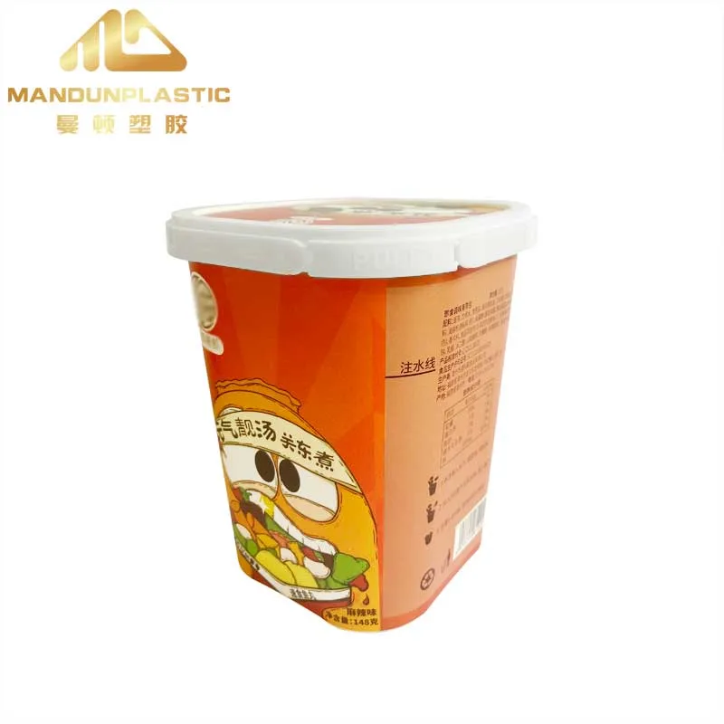 Plastic Iml Food Ice Cream Box Cheese Cup PP Container Packaging
