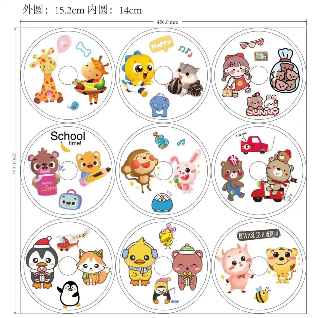 Flower and Fruit Design Iml in Mould Labeling for Basin