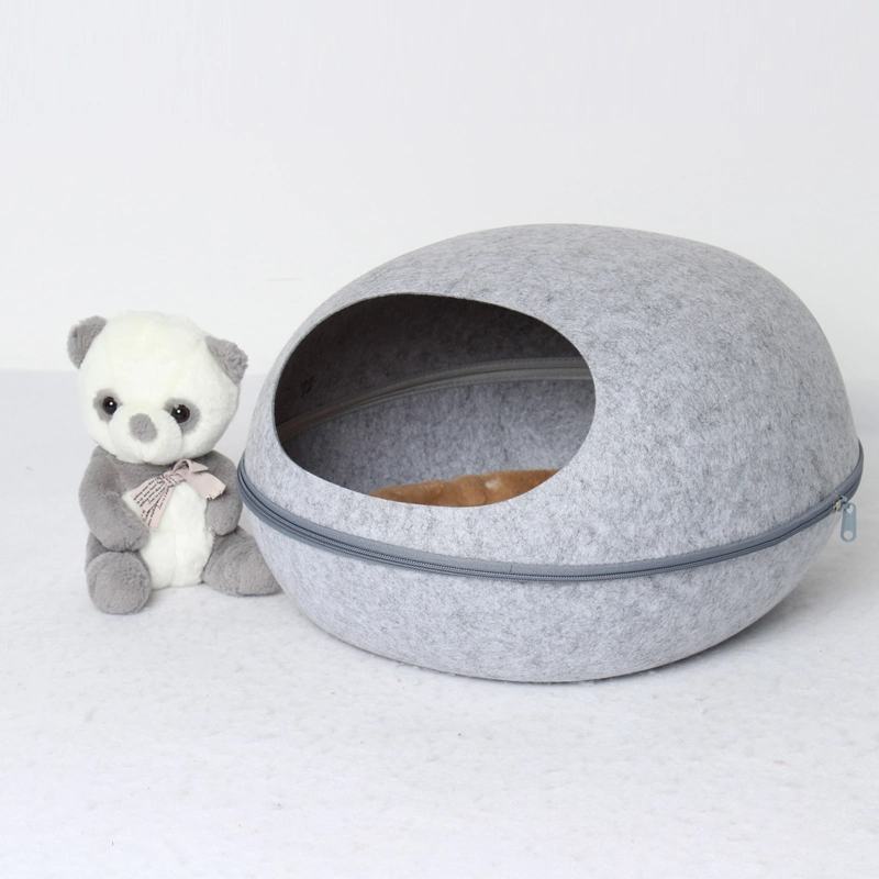 Thermoforming Mold Felt off The Ground Felt Cat Basket Pet Bed with Window