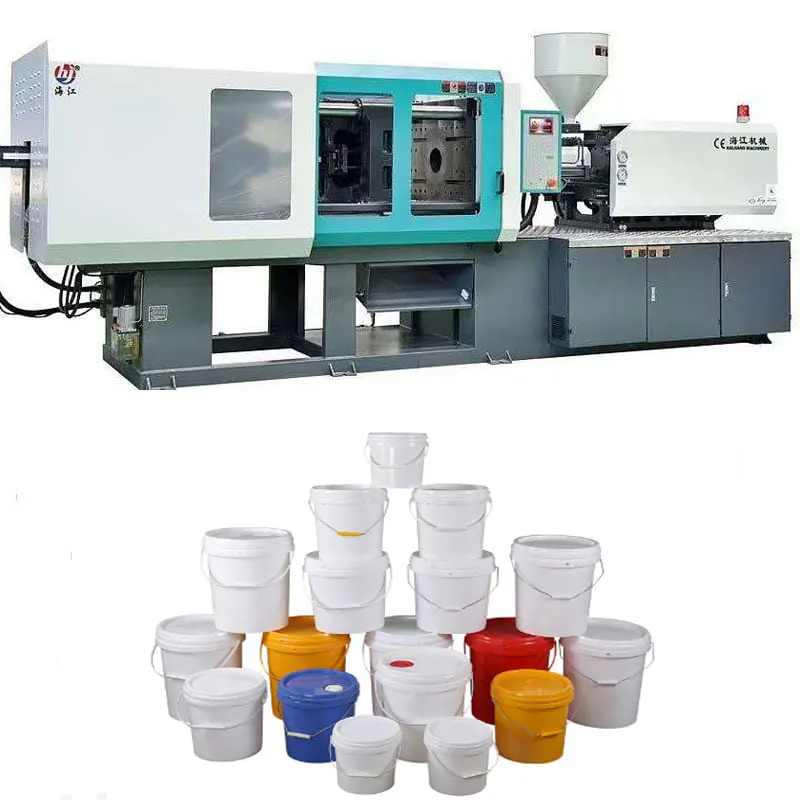 Test Bucket Mold with 650t Machine and in Molding Label