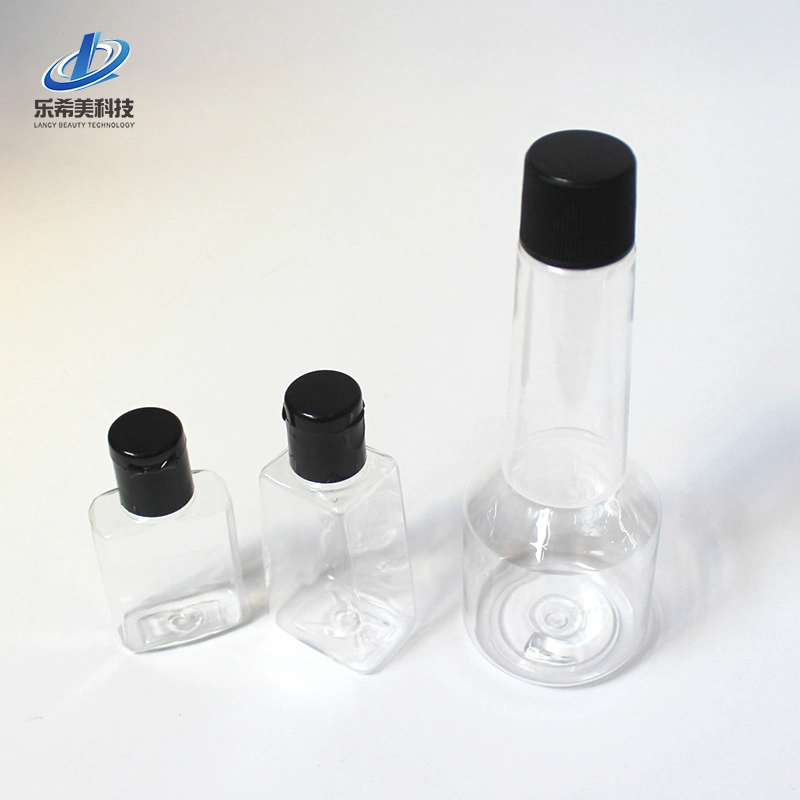 Plastic Bottle Cosmetic Package for Shampoo Bottle Cream Bottle Hand Sanitizer Bottle with Plastic Caps Aluminum Caps