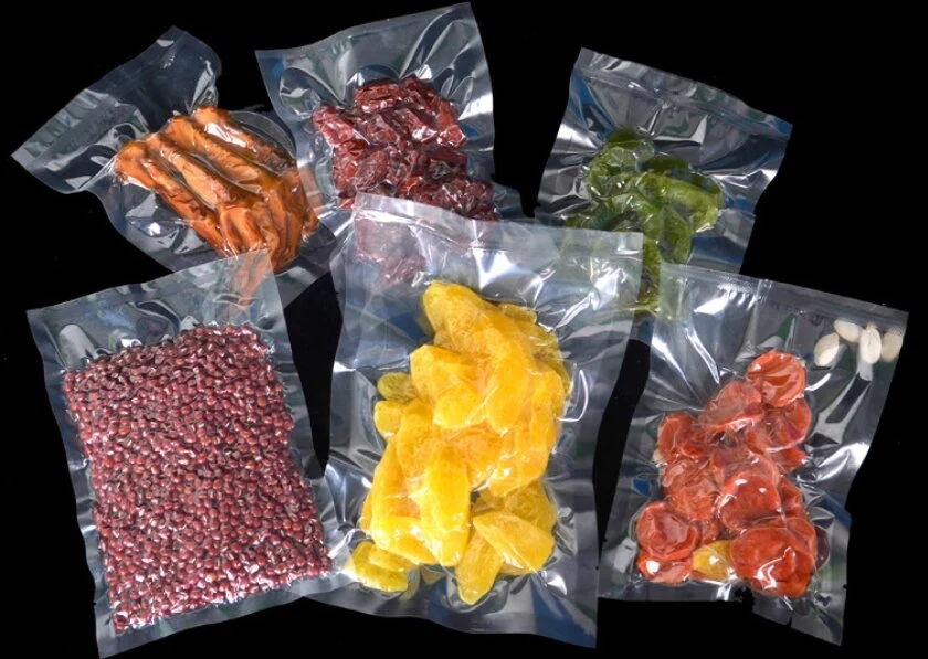 Transparent Fresh-Keeping Embossed Vegetable Packing Vacuum Bags