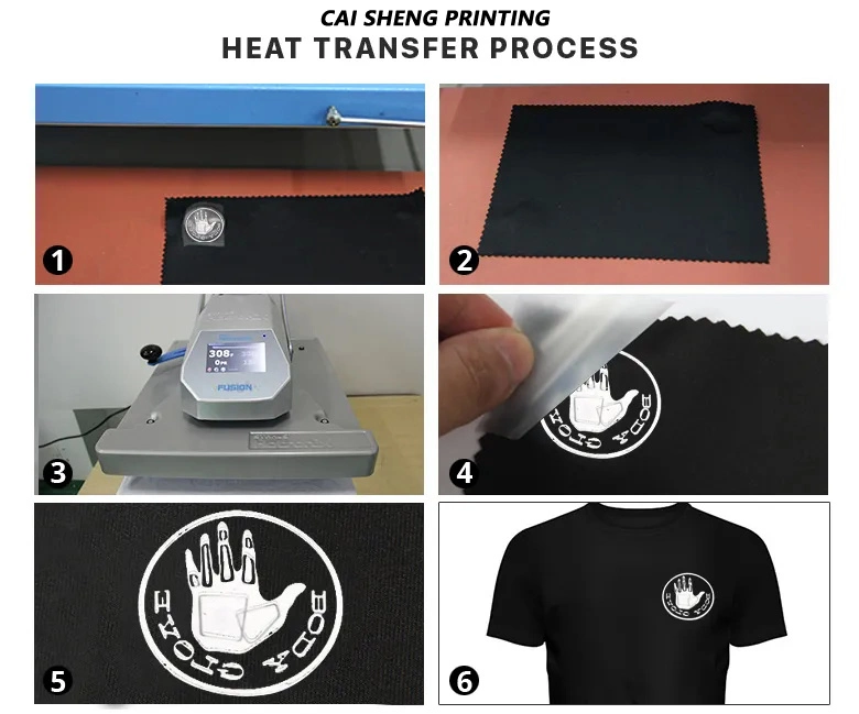 Pet Heat Transfer Printing Film for 3D Silicone Rubber Label