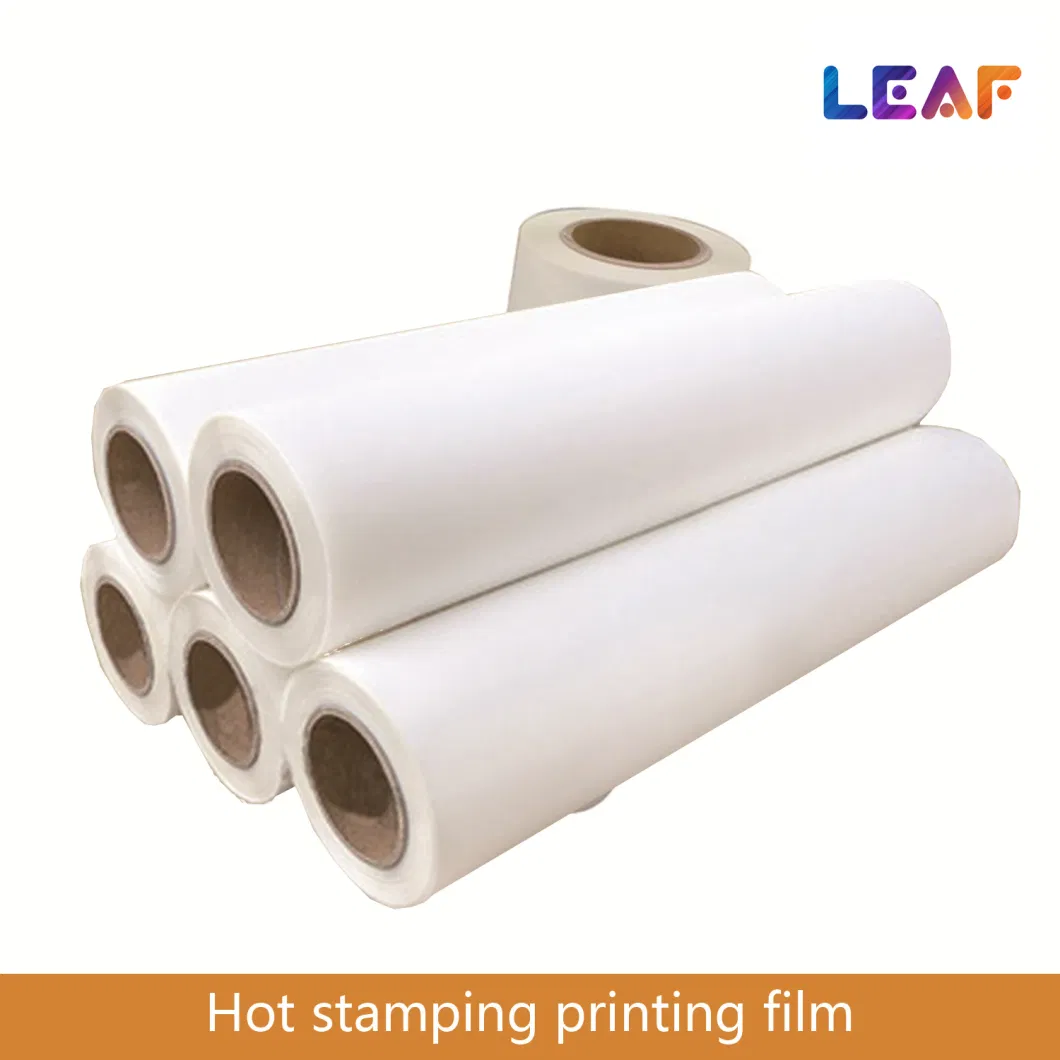 Leaf Hot Cold Peel Dtf Pet Heat Transfer Film 30cm 33cm 60cm Dtf Film