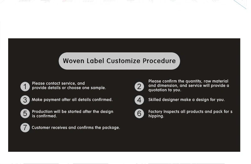 Hangzhou Manufacturer High Damask Garment Accessories Woven Label