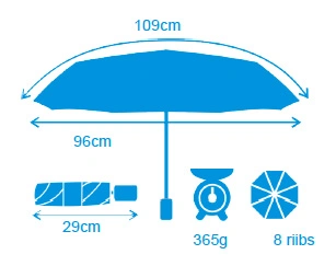 Stock DOT Printing Silver UV Coated Fashion 3 Folding Automatic Open Sun Rain Umbrella for Summer