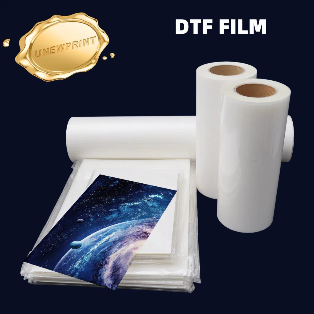 Hot Cold Peel Heat Transfer Film 60cm Dtf Pet Film for XP600 Dtf Printer