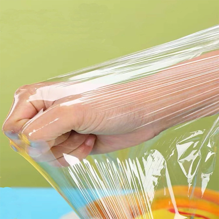 Transparent Casting Food Grade Stretch PVC Cling Film Jumbo Roll