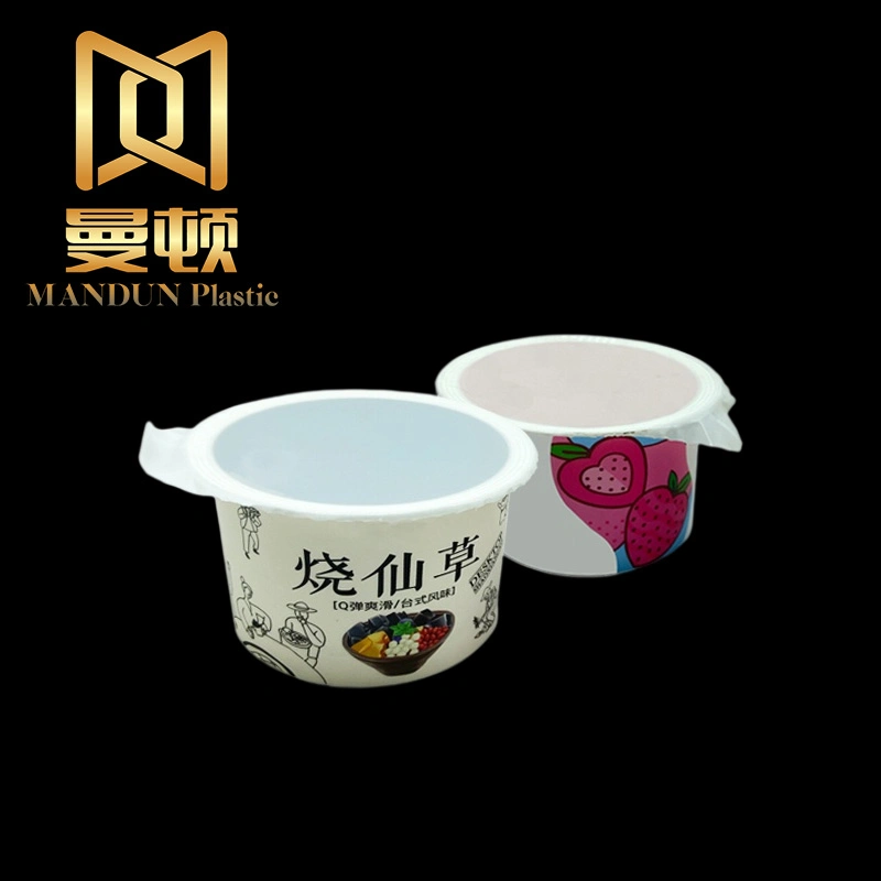 Mandun Hot Sale PP Iml Plastic Cup Frozen Yogurt Ice Cream Containers Disposable in Mold Label Plastic Cup