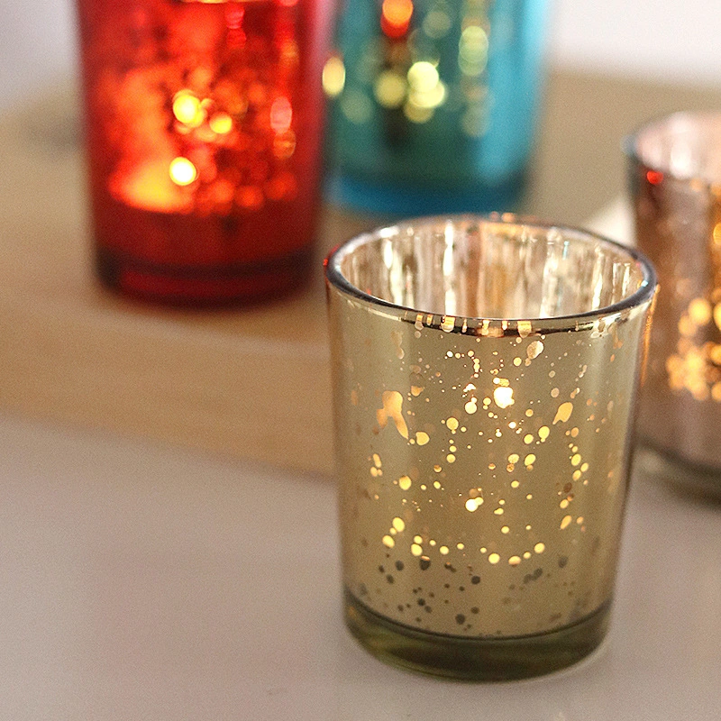 Ready Stock Votive Tea Light Candle Holder, Suitable for Wedding Centerpieces and Party Decorations, Table 100ml