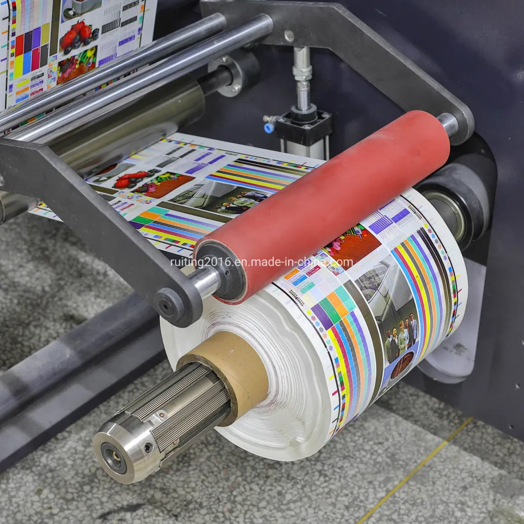 6 Color Roll to Roll OPP or BOPP Online Flexo Printing Machine for Iml Printing Self Adhesive Paper Printer and Sheeter