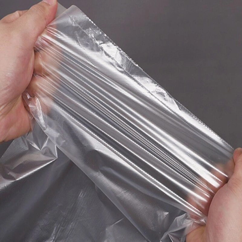 Transparent PE Packaging Flat Bag on Roll Durable Food Safety Storage Bag