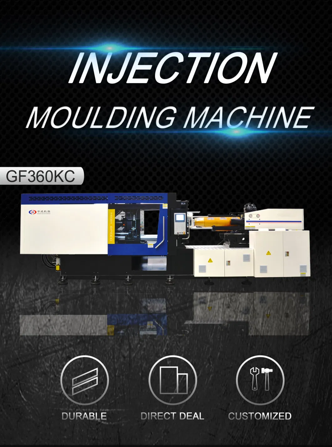 GF360kc High Precision Servo System Injection Molding Machine