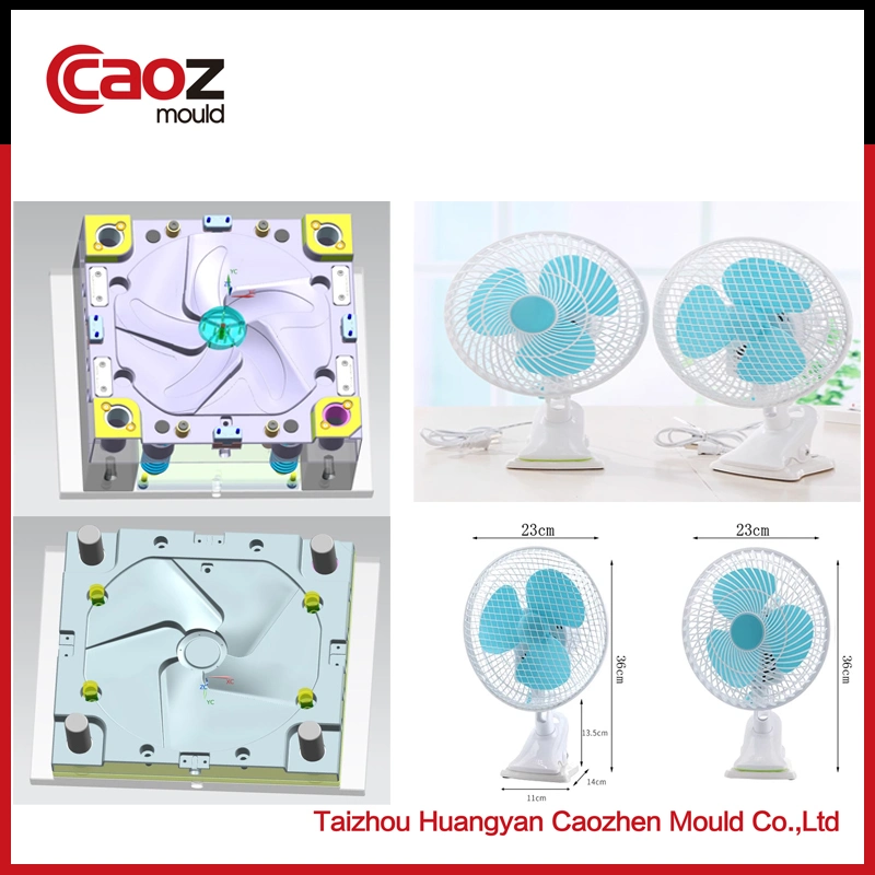 Customized Plastic Home Appliance Household Helmet Auto Car Part Commodity Electrical/Table Fan Blade Injection Mould with PP Material (CZ-1921)