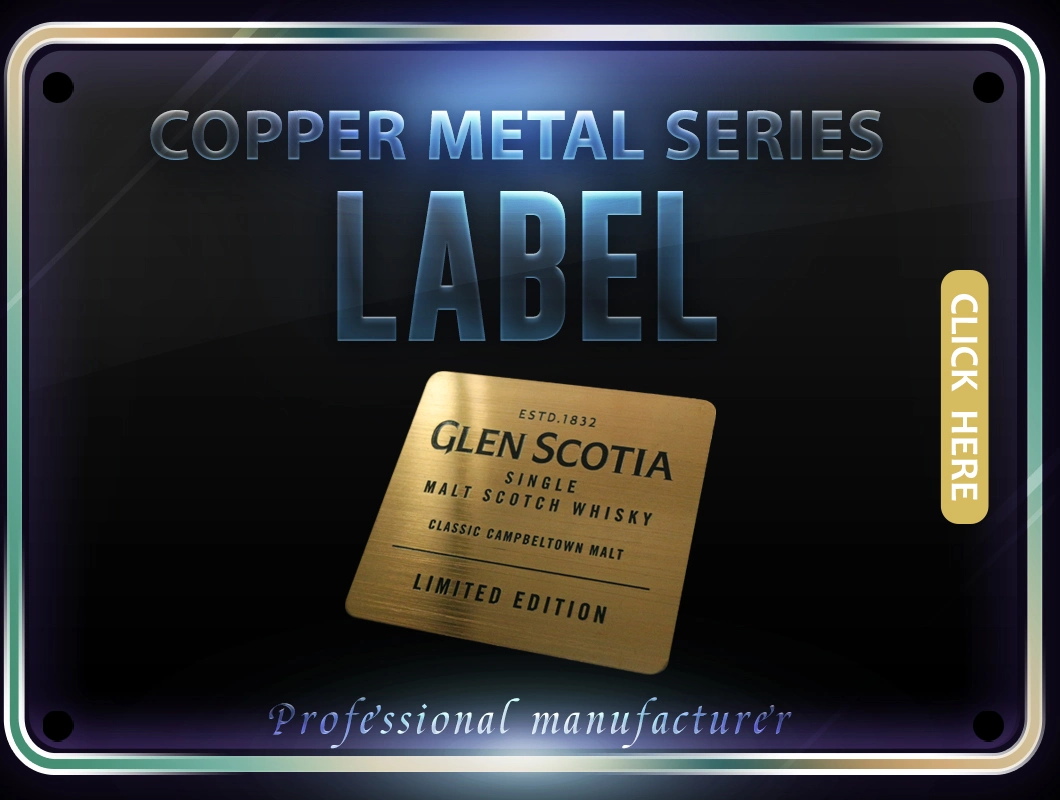 Tagging Printed Metal Aluminium Tag Metal Aluminium Barcode Label for Custom Labels