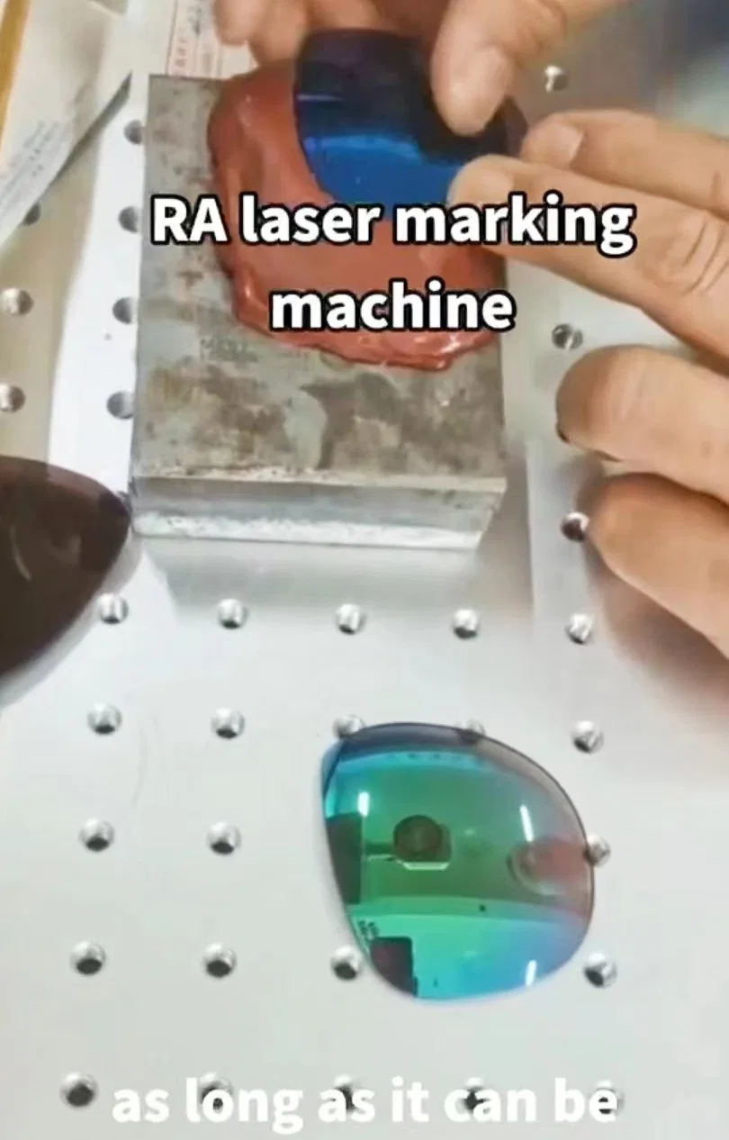 Ra Small Laser Marking Machine for Engraving Plastic/Glass Frame/Titanium/Alloy/Galvanized Sheet