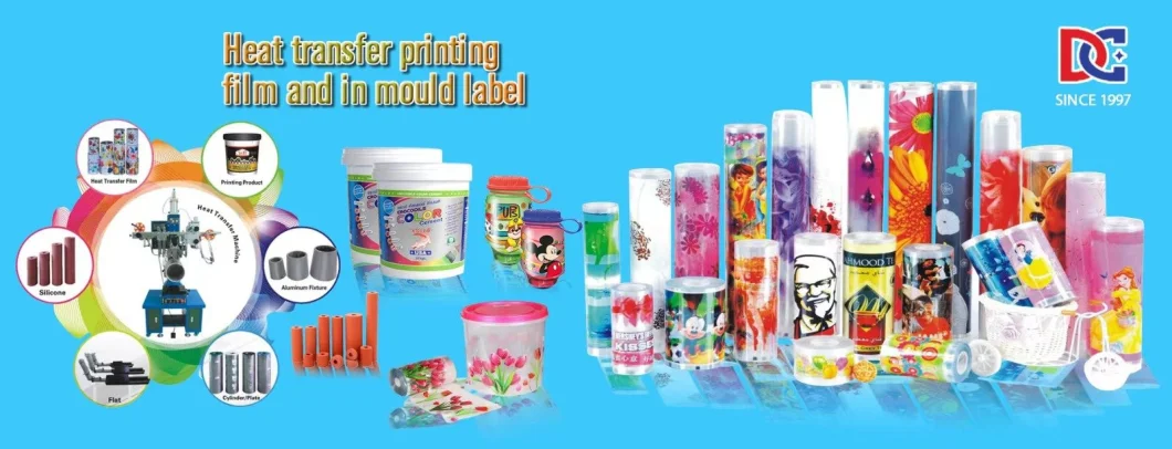 Cartoon Design Heat Transfer Film Hologram Laser Film for Plastic Cup