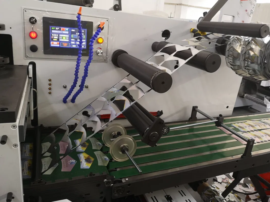 Dbgs-320 Iml Intermittent Sticker Cutter Semi Rotary Adhesive Paper Label Film Roll Slitting Sheeting/Sheet Automatic Die Cutting Machine Made in China