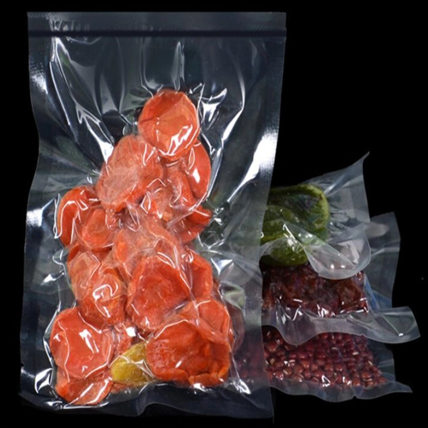 High Transparent Custom Textured Packaging Bags Pre Cut Vacuum Seal Bags