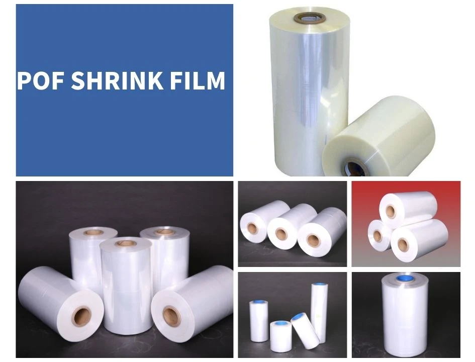 China Factory POF Shrink Film with Thickness 10-30micron for Label Use