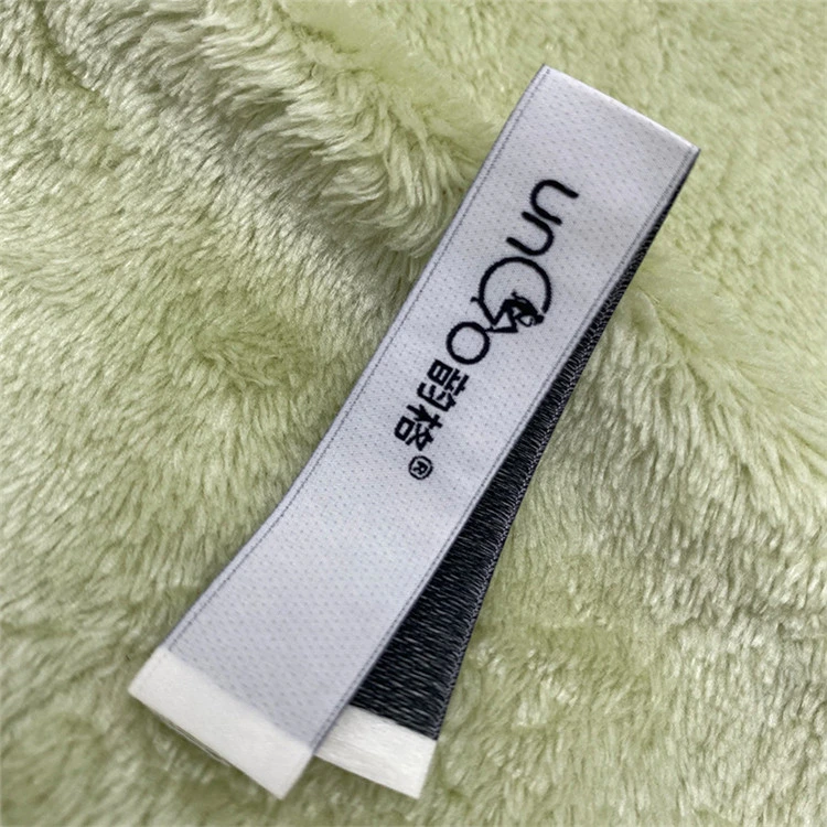 Pure Cotton Satin Material Can Be Printed with Logo Weaving Marks