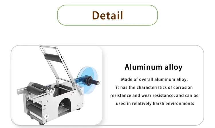 Semi Automatic Manual Adhesive Sticker Labeling Machine Round Adhesive Sticker Label Applicator