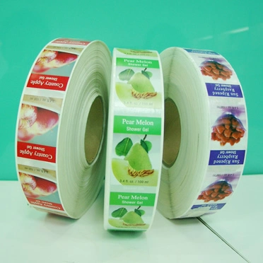 Custom Printed Waterproof Permanent Self Adhesive Food Label