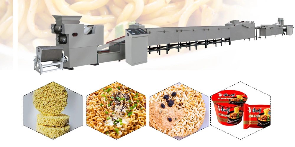 China Fried Instant Noodle Making Machine with Low Electric Consumption