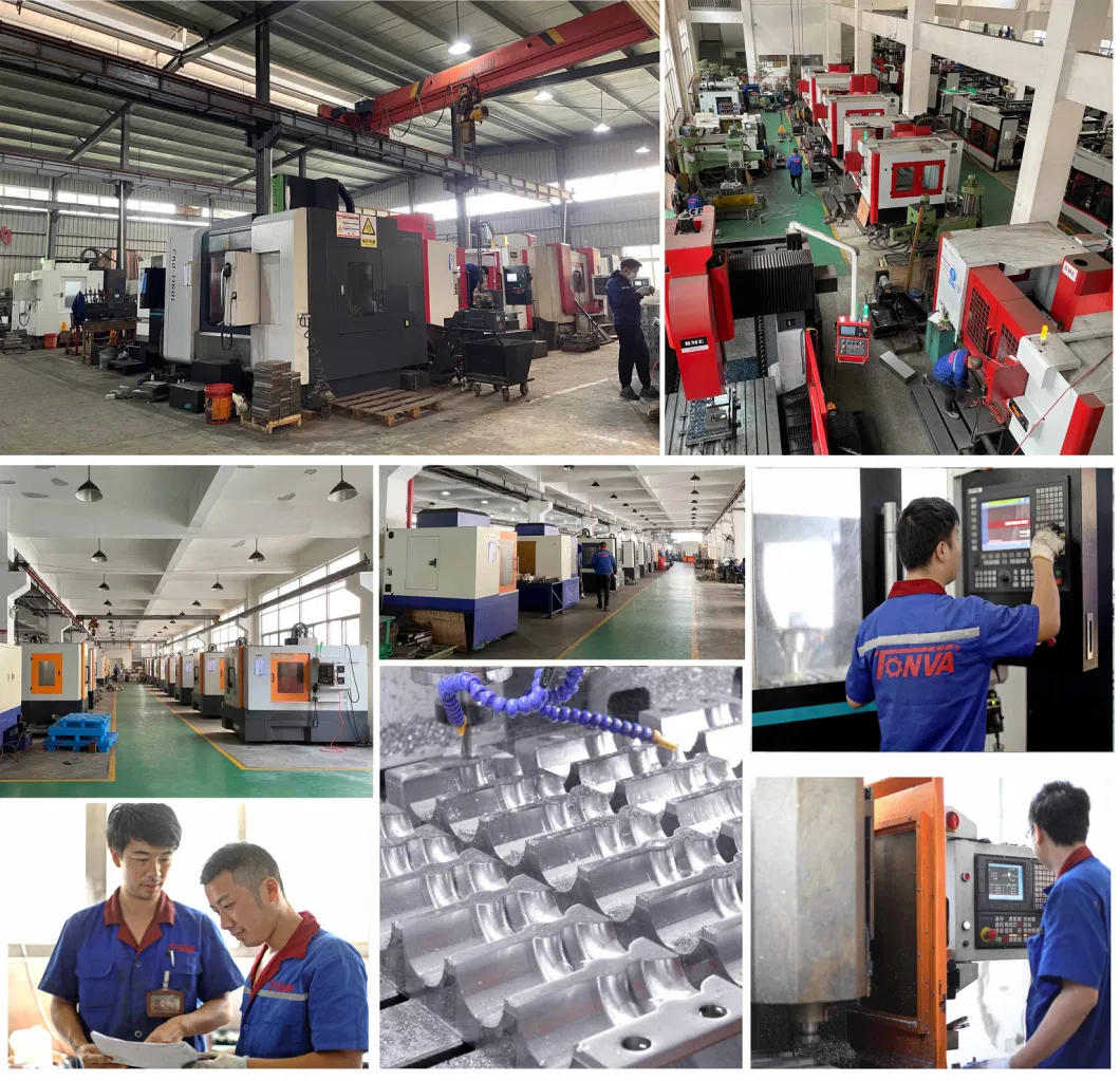 Tonva in Mold Labeling Bottles Extrusion Blow Molding Machine for Sale