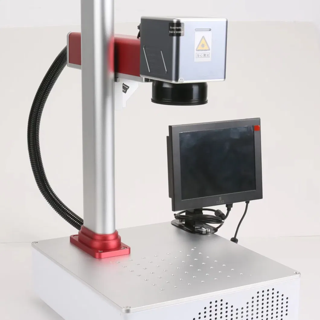 Ra Small Laser Marking Machine for Engraving Plastic/Glass Frame/Titanium/Alloy/Galvanized Sheet