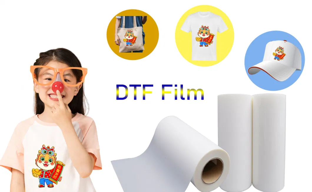 Hot Cold Peel Heat Transfer Film 60cm Dtf Pet Film for XP600 Dtf Printer