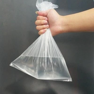 Freezer/ Food Grade Recycled Plastic Roll-up HDPE Flat Fresh Packaging Bags