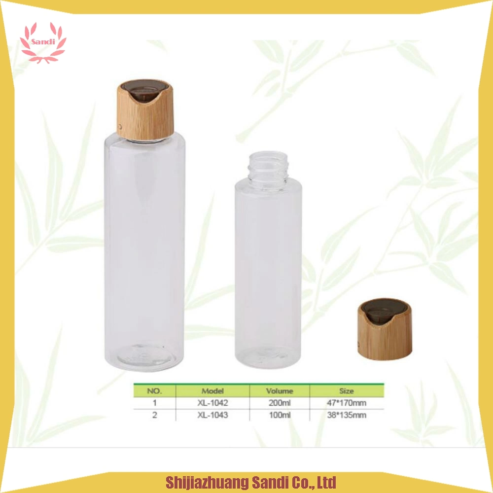 Biodegradable Bottle- Bamboo Bottle Lotion Pump Sprayer Cosmetic Packaging