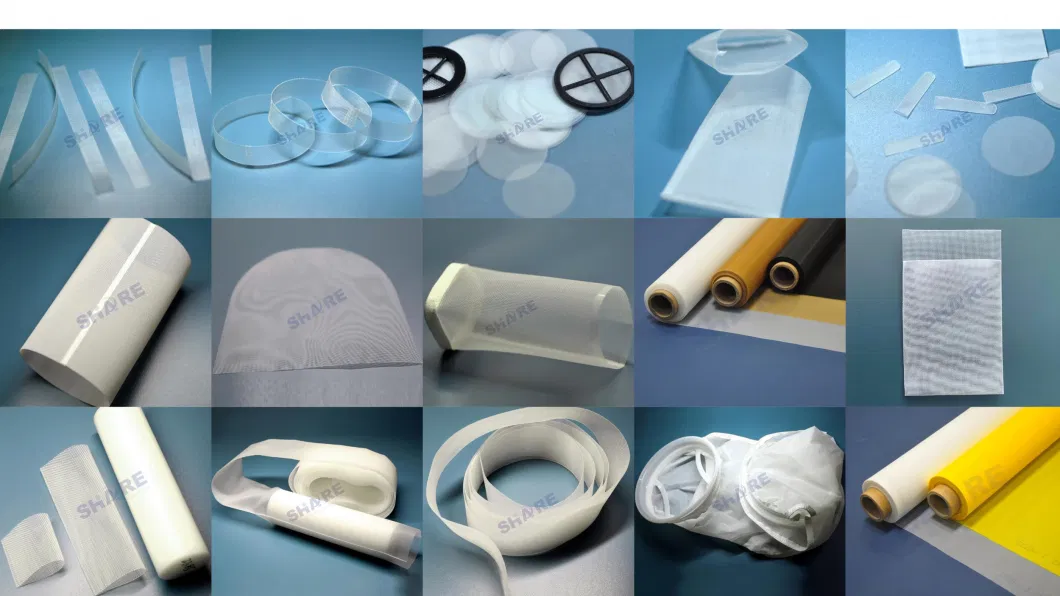 Ultrasonic Polypropylene PP Mesh Fabric Strips &amp; Ribbons Slitting Minimal Material Build-up