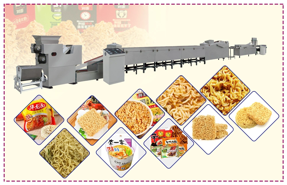 China Fried Instant Noodle Making Machine with Low Electric Consumption