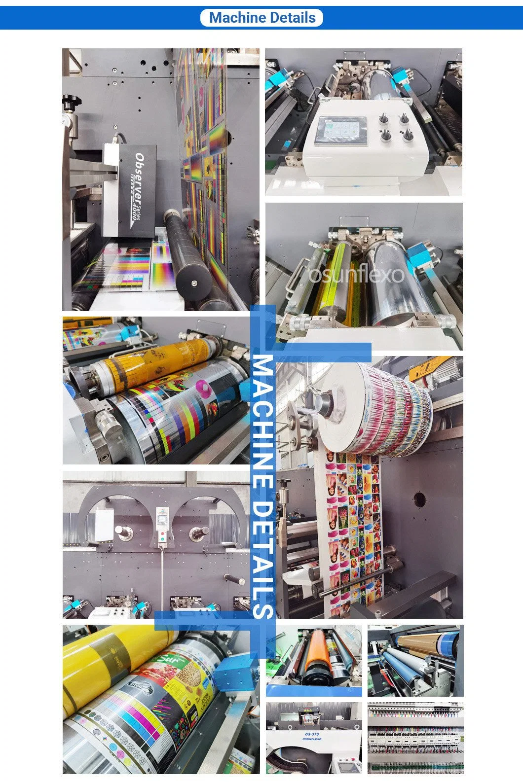 High Speed Full Rotary Die Cutting Machine for Labels Label Adhesive Stickers Labels Stickers Paper Iml Label Rotary Die Cutter