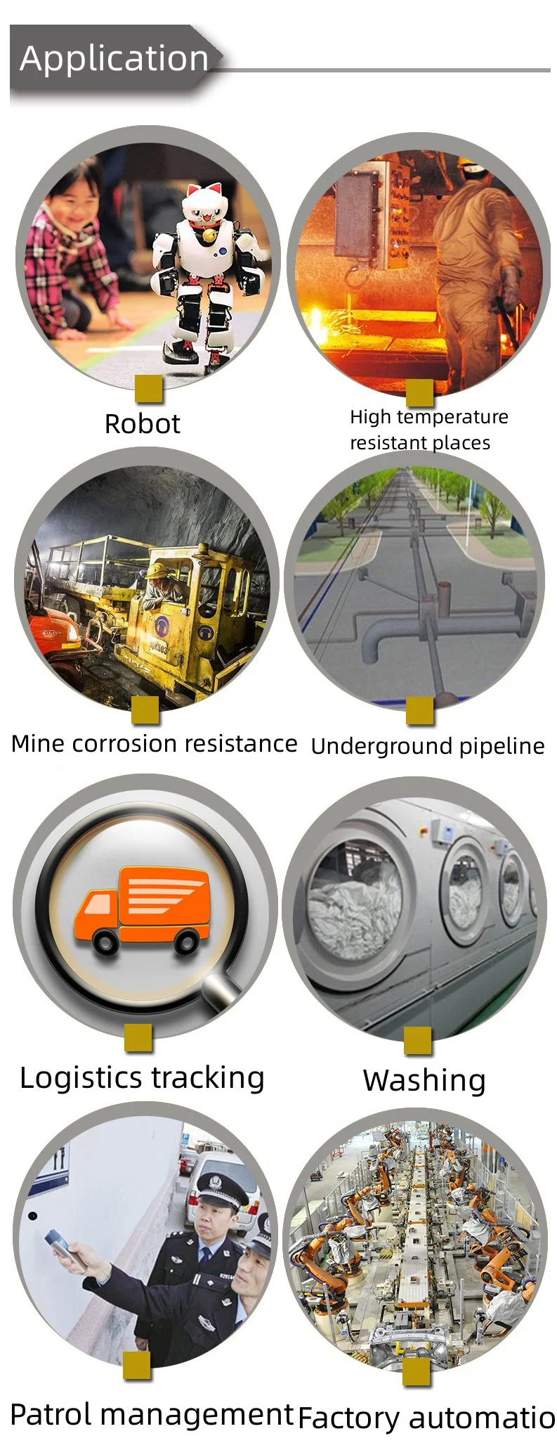 Factory Price High Temperature Resistant Metal Mold Management RFID PPS Electronic Label