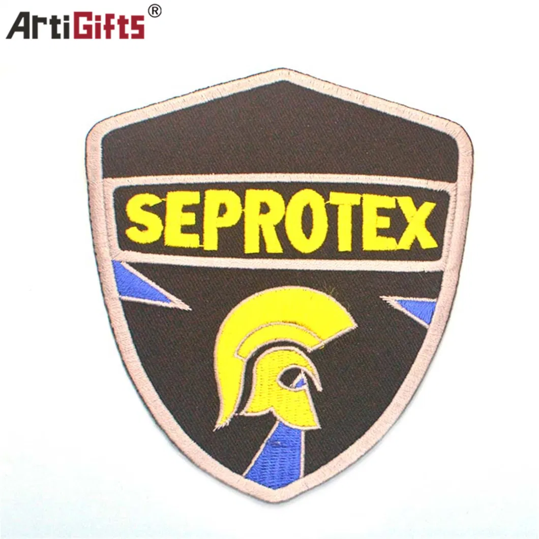 Custom Design Fashion Half-Embroidered Patches
