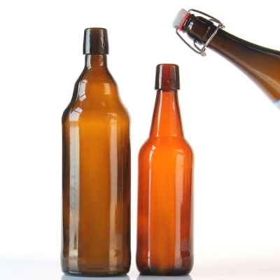  Personalizzato personalizzato 33 cl Blu trasparente 330 ml bottiglia vuota De Vidrio per imballaggio di birra