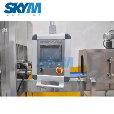 Contenitore automatico di plastica per lattina per animali domestici applicatore etichette PVC manicotto termoretraibile Etichettatrice per bottiglie in scatola per alimenti