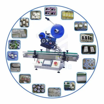  Etichettatrice automatica a due lati per quadrate rettangolari ovali piatte Bottiglie