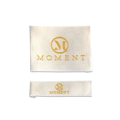 Produttori fornitura di legno satinato Shuttle Loom Label