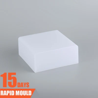  Lampada quadrata personalizzata decorazione lampada coperchio trasparente corpo stampato ad iniezione