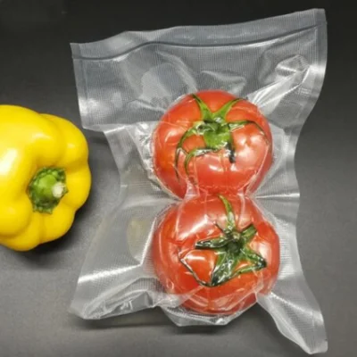  Sacchetto per imballaggio sottovuoto in PE in PA vuoto per conservazione in plastica per alimenti in rilievo Borsa
