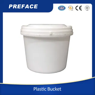 Contenitore trasparente per alimenti per animali con coniglio di pollo Iml, secchio quadrato in plastica Con coperchio in vendita