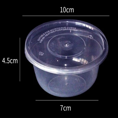 Pranzo a microonde con contenitore monouso in plastica per fast food OEM di eccellente qualità Scatola