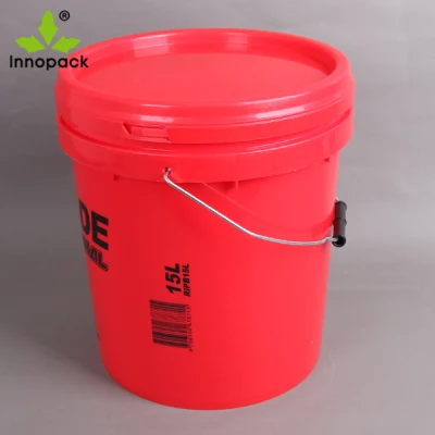  Benne rotonde in plastica per olio in materiale PP da 18 litri per la fornitura della Cina /coda