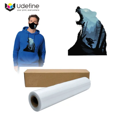  Inchiostro per macchina da stampa DTF da 30 cmx100 m, 60 cmx100 m, vendita diretta in fabbrica, stampabile Pellicola di trasferimento DTF roll-to-roll
