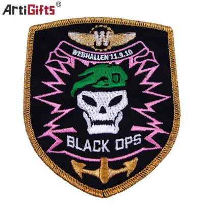  Custom New Fashion Strange decorazioni di Halloween Ricamo Patch per Abbigliamento Etichetta tessuta