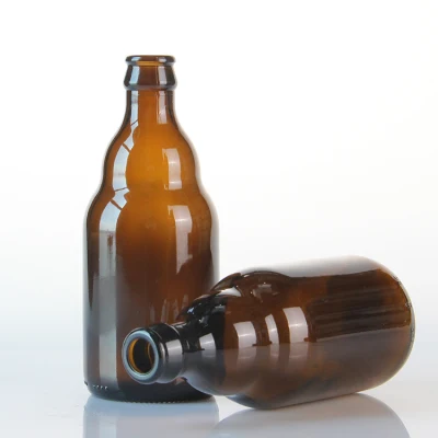 Commercio all&prime;ingrosso 330ml 500ml 12 Oz Blu Ambra sigillato Botella De Vidrio per imballaggio di birra